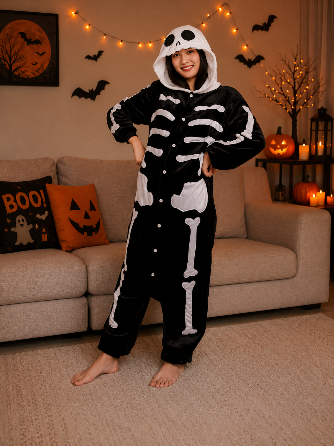 Spooky Snug™ Skeleton Onesie