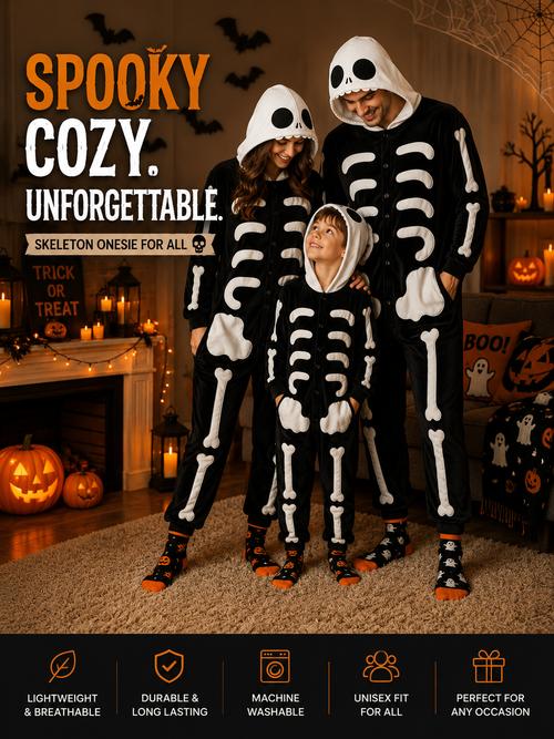Spooky Snug™ Skeleton Onesie