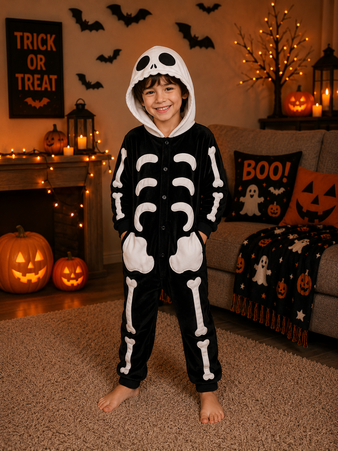 Spooky Snug™ Skeleton Onesie