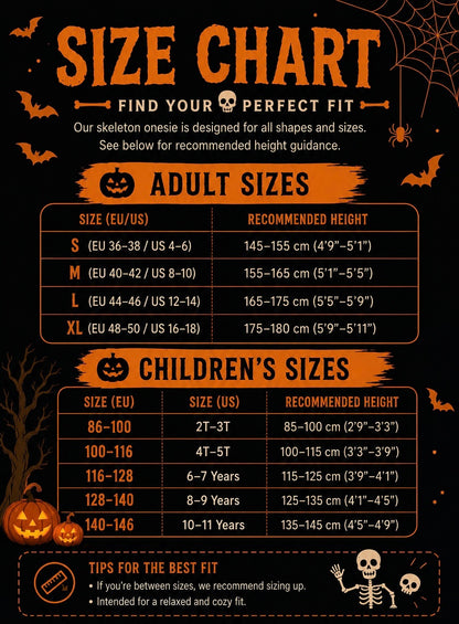 Spooky Snug™ Skeleton Onesie